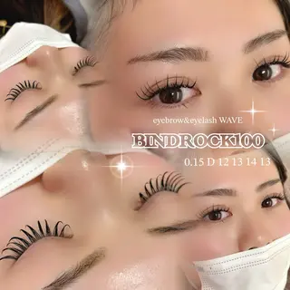 マツエク・マツパ brow&lash WAVEのマツエク・マツパデザイン