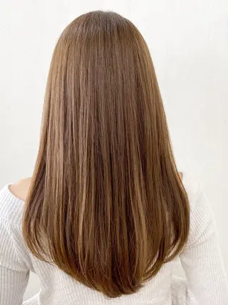 ロング カラー ciyon. ヘア デザイナー ayaのヘアスタイル