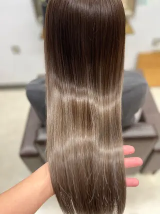 ロング カラー 産休の為お休みです! 小島凜のヘアスタイル