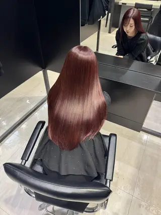 ロング カラー 白髪ぼかし/髪質 改善/KOMORIのヘアスタイル