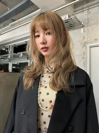 ロング カラー Tabuchi Mamiyaのヘアスタイル