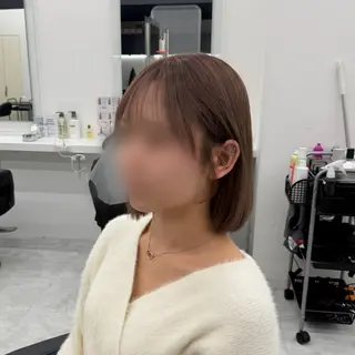 ミディアム カラー 🎀艶髪カラー/韓国 風レイヤー/りせ🌙のヘアスタイル