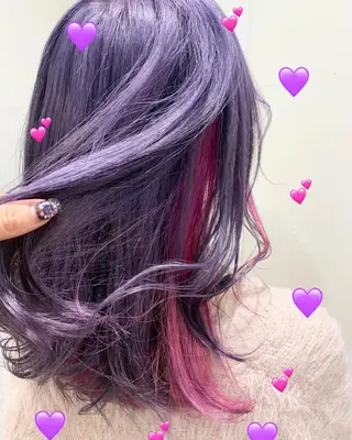 ミディアム カラー 新宿駅近♡個室 ♡関口三都季🌜のヘアスタイル