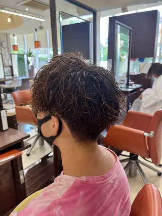 ショート パーマ メンズ 🧊メンズ特化🧊 高木航希のヘアスタイル