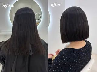 ショート 【aini天王寺】 𝐚𝐢𝐫𝐢✂︎のヘアスタイル