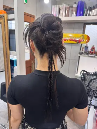 ロング ヘアアレンジ 石井 綺乃のヘアスタイル