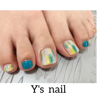 ネイル 手書きが得意🖌️ Y’s  nailのネイルデザイン
