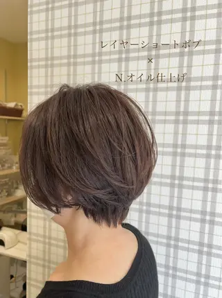 ショート 堀口 彩佳のヘアスタイル