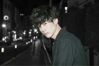 ミディアム カラー パーマ ヘアアレンジ メンズ 松田 亮葉のヘアスタイル