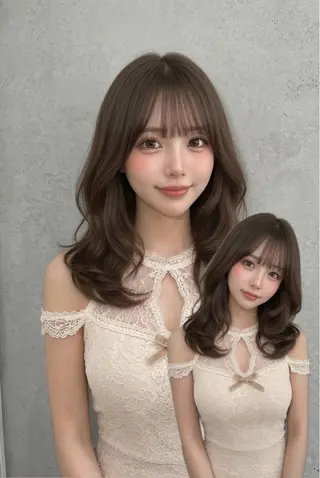 ミディアム 🎀🪄︎︎Rui ♡ワンホン/レイヤーのヘアスタイル