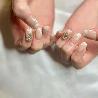 ミディアム カラー パーマ ヘアアレンジ メンズ キッズ ネイル マツエク・マツパ el. by Aoのネイルデザイン