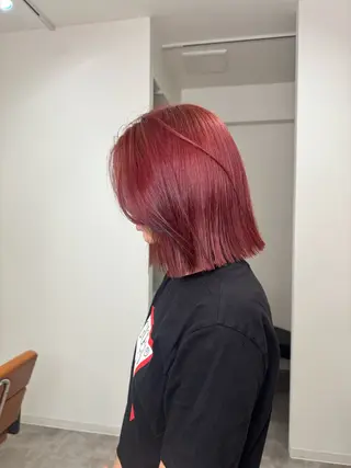 ショート カラー 大人な抜け感レイヤー remi🖤のヘアスタイル
