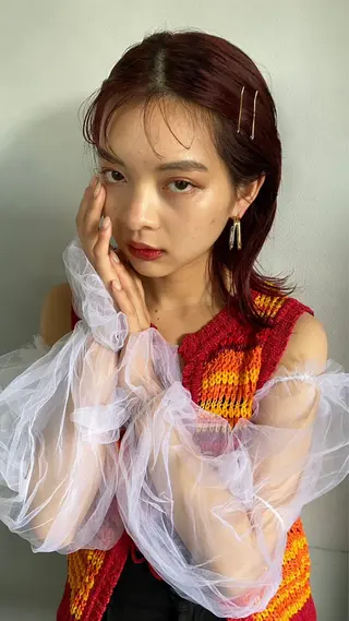ショート 盛れるレイヤー🧡 飯田亘貴のヘアスタイル