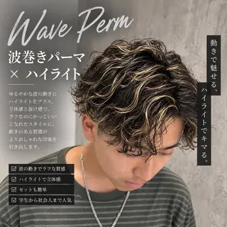 カラー パーマ メンズ 【パーマ特化美容師 】🔥Yoshiyaのヘアスタイル