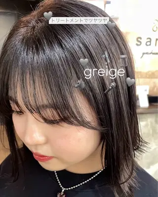 ミディアム カラー 🌟似合わせショート No.1🌟ホノのヘアスタイル