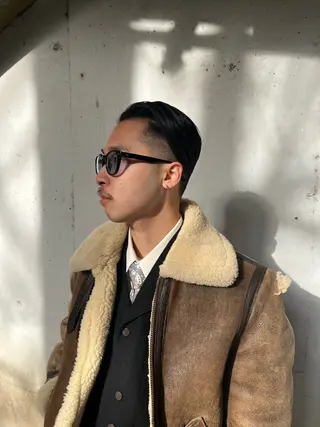 ショート メンズ PERCUT HYUGAのヘアスタイル