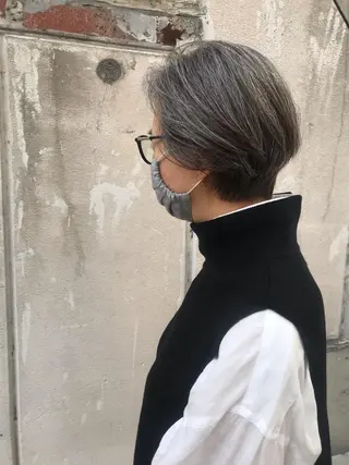 ショート ayane⭐️ボブ・ ショート・パーマのヘアスタイル