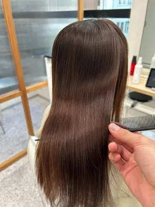 ロング 髪質改善 メンズパーマゆうひのヘアスタイル