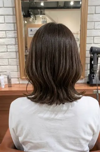 ミディアム flencia 丸 和博|カットのヘアスタイル
