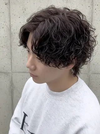 パーマ メンズ メンズカット/メンズ パーマ/TOMOのヘアスタイル