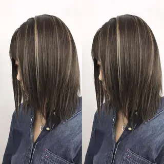 ロング カラー TATSUYA アートディレクターのヘアスタイル