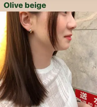 セミロング 韓国美容室出身 🌹Sana/梅田のヘアスタイル