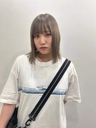 ミディアム hair&eye🎀 /momoKaのヘアスタイル