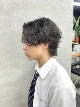 カラー 【公式】メンズ専門 🔥BLUCK渋谷店のヘアスタイル