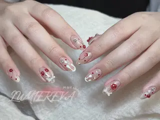 ミディアム Lumiereva @ネイルモデル募集中のネイルデザイン