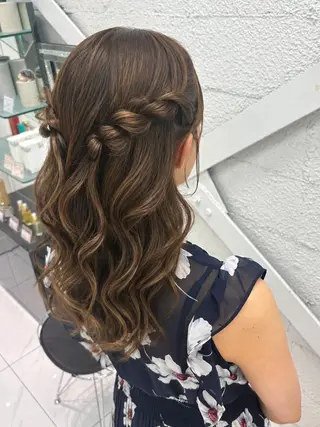 ヘアアレンジ 🎀ゆづき🫧 透明感/アレンジ💝のヘアスタイル
