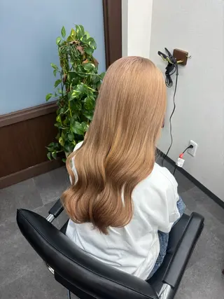 ロング カラー 大野 桃果のヘアスタイル