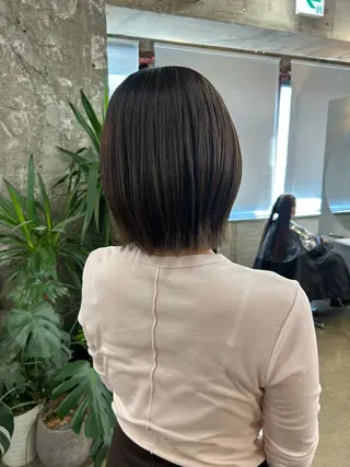 ミディアム サワムラ ソナタのヘアスタイル