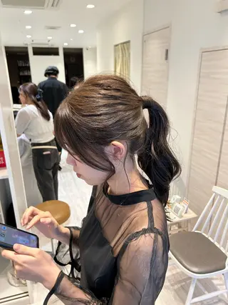 ロング カラー lole. まさきのヘアスタイル