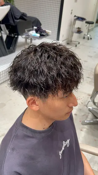 パーマ メンズ 🐲ツイスパ🐲 フェード/龍のヘアスタイル