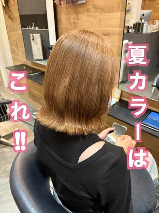 ミディアム 工藤 璃乃 /ぱつっとボブのヘアスタイル