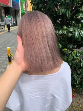 ミディアム カラー パーマ ヘアアレンジ メンズ キッズ ネイル マツエク・マツパ 酸性ストレート 髪質改善大槻勇樹のヘアスタイル