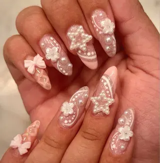 ネイル Lee Nails チップ長さだし専門店のネイルデザイン