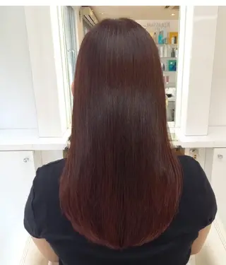 ロング カラー 中野韓国レイヤー× ウルフ  本木之教
のヘアスタイル