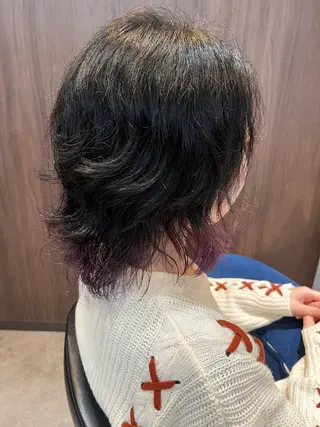 カラー 茨木 和泉のヘアスタイル