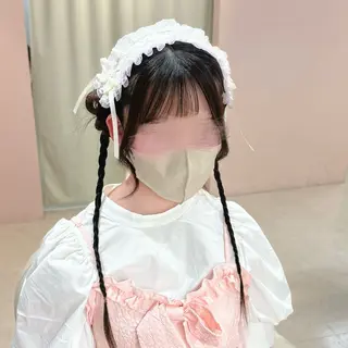 ヘアアレンジ AOI🎀 顔周り カット/透明感カラーのヘアスタイル