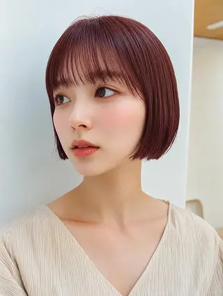 カラー 柔らかハイトーン/ 美髪💙ྀི/ミナルのヘアスタイル