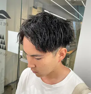 パーマ メンズ 京都河原町 メンズパーマ助川龍哉のヘアスタイル