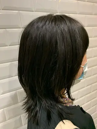 ミディアム パーマ appiis 柳田葵　横浜のヘアスタイル