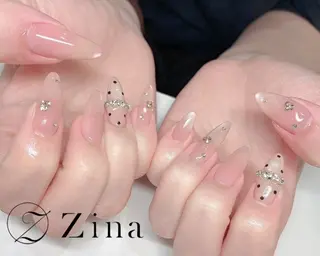 ロング 自爪育成/zina/ KIMIのネイルデザイン