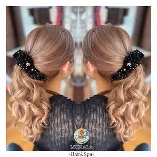 ロング ヘアアレンジ Yamauchi natsumiのヘアスタイル