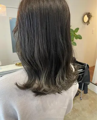 ミディアム カラー ヘアアレンジ ✿ 𝚜𝚊𝚔𝚒 ✿のヘアスタイル