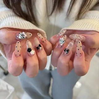 ネイル yuki❄️堺筋本町 韓国ワンホンのネイルデザイン