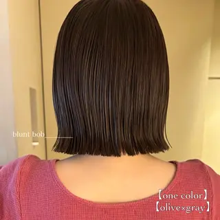 ミディアム カラー ⌇🌹透明感カラー 🌹ᴍᴇɢᴜᴍɪ ⌇のヘアスタイル