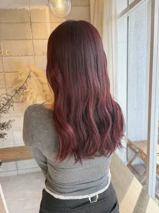 ロング 中村 潮音のヘアスタイル