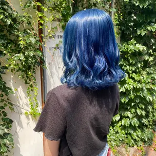 ミディアム カラー 清村 和音のヘアスタイル